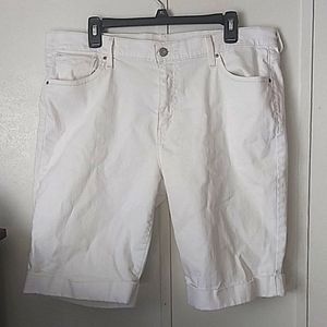 Levi's 515th Bermuda White Jean Shorts 16